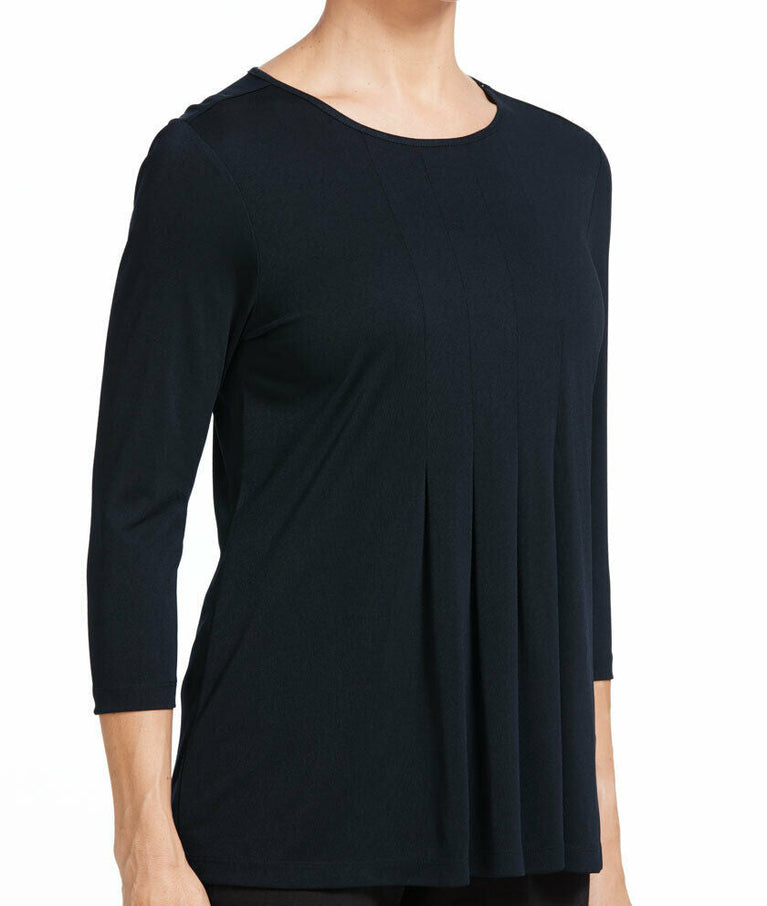 NNT Womens 3/4 Sleeve T-Top Pleat Front Stretch Matt Jersey Comfort CATU7D