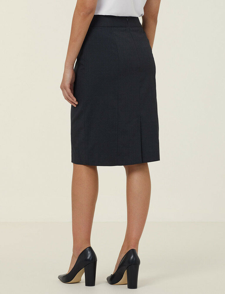 NNT Womens Business Stretch Wool Blend Panel Pencil Skirt Wool Blend CAT2MG