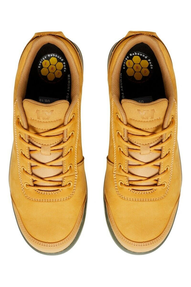 Hard Yakka Mens 3056 Lo Durable Shoes Safety Work Toe Leather Protector Y60113