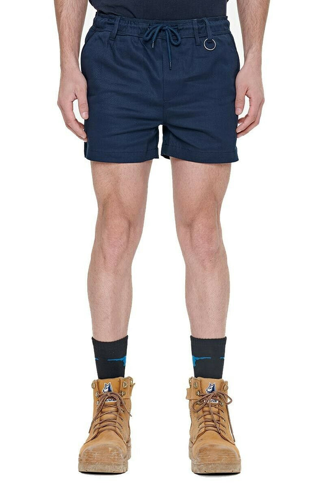 Elwood Mens Elastic Basic Short Summer Stretch Comfortable Workwear EWD206