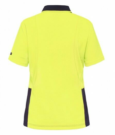 KingGee Womens WorkCool Spliced Polo S/S Shirt Hyperfreeze Work Comfy K44735