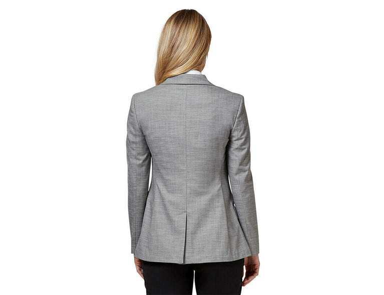 NNT Womens Formal Blazer Half Lined 1 Button Linen Look Jacket Business CAT1E9