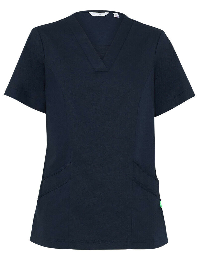 NNT Uniform Womens Next Gen Antibacterial Florence Scrub Top V Neck Nurse CATULM