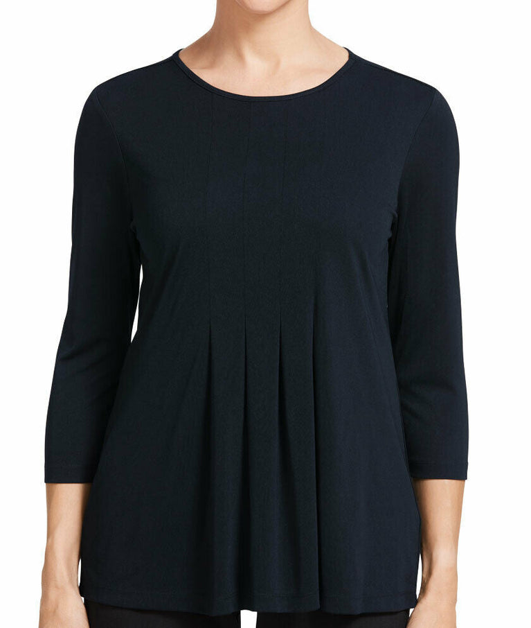 NNT Womens 3/4 Sleeve T-Top Pleat Front Stretch Matt Jersey Comfort CATU7D