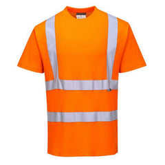 S170 Cotton Comfort Short Sleeve T-Shirt Yellow Tall, X-Large-KarWorkwear