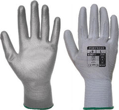 Portwest Vending PU Palm Smooth Glove Gray VA120
