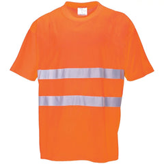 Cotton Comfort Reflective Safety T-Shirt (Pack of 2)