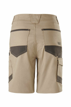 Hard Yakka Womens Raptor Mid Shorts Work Comfortable Cargo Tough Flexible Y08228-Collins Clothing Co
