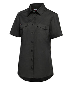 KingGee Womens Workcool 2 Shirt Short Sleeve Lightweight Breathable Work K44205-Collins Clothing Co