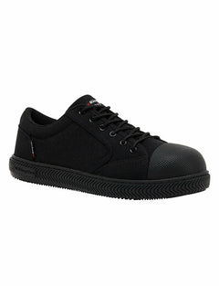 KingGee Mens Grip 3000 Canvas Shoes Rubber Toe Bump Comfortable Workwear K26540-Collins Clothing Co