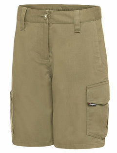 KingGee Womens WorkCool Shorts Durable Reinforced Ripstop Fabric Workwear K47000-Collins Clothing Co