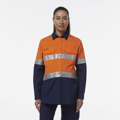 KingGee Womens Workcool Maternity Reflective Shirt K44234-Collins Clothing Co
