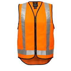 Portwest Day/Night Cross Back Vest Reflective Taped Work Safety MV188-KarWorkwear