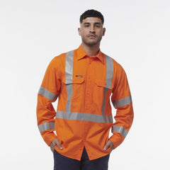 KingGee Mens Workcool Lightweight Breathable NSW Comfy Rail Work Shirt K54016-Collins Clothing Co