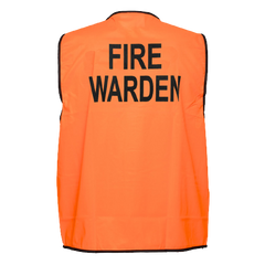 Portwest Fire Warden Hi-Vis Vest Class D Comfort Tape Work Safety MV118-KarWorkwear