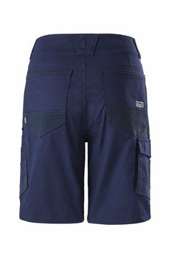 Hard Yakka Womens Raptor Mid Shorts Work Comfortable Cargo Tough Flexible Y08228-Collins Clothing Co