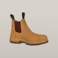 Hard Yakka Mens Outback Leather Pull on Steel Toe PR Safety Boot Y60174-Collins Clothing Co