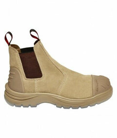 KingGee Mens Wills Suede Heat Resistant Outsole Safety Work Boots Comfort K25552-Collins Clothing Co