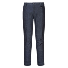Portwest Denim Slim fit Stretch Work Pants Comfort 6 Pocket Tapered Pant MP702-KarWorkwear