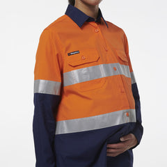 KingGee Womens Workcool Maternity Reflective Shirt K44234-Collins Clothing Co