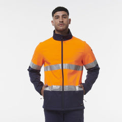 SALE KingGee Mens Reflective Water Resistant Softshell Safety Work Jacket K55034