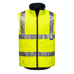 Portwest Antistatic Reversible Vest Reflective Taped Safety Work MA230-KarWorkwear