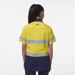 KingGee Womens Workcool Vented Reflective Short Sleeve Shirt K44229-Collins Clothing Co