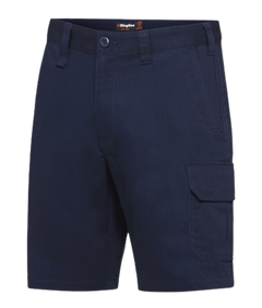 KingGee Mens Stretch Cargo Shorts Work Flat Front Safety Belt Loops Phone K07005-Collins Clothing Co