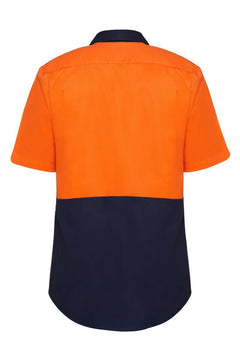 Hard Yakka Mens Core Light Weight Summer Work Drill Hi-Vis Shirt Safety Y04620-Collins Clothing Co