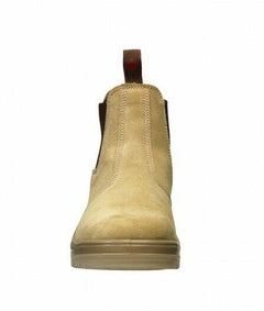 KingGee Mens Flinders Suede Work Boots Steel Safety Cap Heat Resistant K25180-Collins Clothing Co