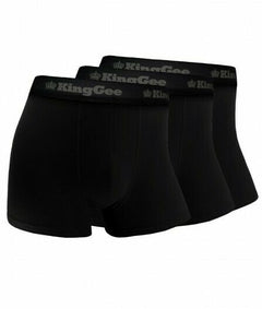 KingGee Mens Bamboo Work Trunk 3 Pack Superior Jocks Comfort Breathable K19005-Collins Clothing Co