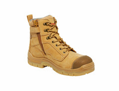 KingGee Mens Phoenix 6Z Side UP Work Safety Boots Nubuck Leather Comfy K27880-Collins Clothing Co