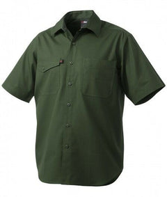 Mens KingGee Short Sleeve WorkCool 2 Cotton T-Shirt Top Tee Button Shirt K14825-Collins Clothing Co