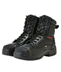 Mens KingGee Phoenix Leather Met Fire Boot Work Lace Safety Tech Safe K27850