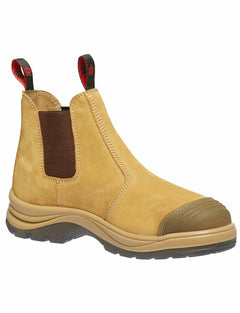KingGee Mens Tradie Elastic Pull Up Work Boots Memory Foam Steel Toe Cap K25200-Collins Clothing Co