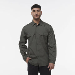 KINGGEE Mens Workcool Breathable Vented Lightweight Closed Front Shirt K14033-Collins Clothing Co