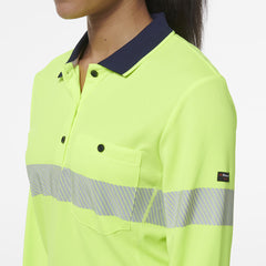 KingGee Womens Workcool Hyperfreeze Spliced With Segmented Tape K44223-Collins Clothing Co