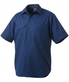 Mens KingGee Short Sleeve WorkCool 2 Cotton T-Shirt Top Tee Button Shirt K14825-Collins Clothing Co