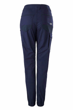Hard Yakka Womens Raptor Cuff Long Pants Stretch Tough Work Safety Comfy Y08382-Collins Clothing Co