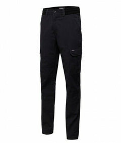 KingGee Mens Rib Comfy Waist Pant Tough Waistband Work Safety Drawstring K13005-Collins Clothing Co