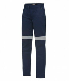 KingGee Women's Drill Reflective Pants Work Safety Tough Reinforced Comfy K43535-Collins Clothing Co