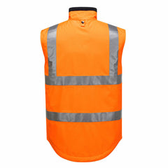 Portwest Mens Hi-Vis Polar Fleece Reversible Vest Reflective Work Safety MV214-KarWorkwear