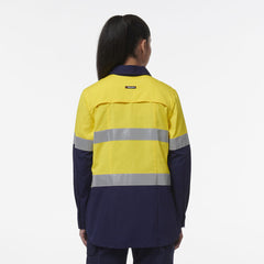 KingGee Womens Workcool Maternity Reflective Shirt K44234-Collins Clothing Co