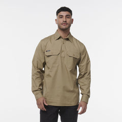 KINGGEE Mens Workcool Breathable Vented Lightweight Closed Front Shirt K14033-Collins Clothing Co