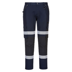 Portwest Slim Fit Stretch Bio Motion Pants HiVistex Pro Reflective Tape MP705-KarWorkwear