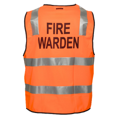 Portwest Fire Warden Zip Vest D/N 2 Tone Reflective Tape Work Safety MZ104-KarWorkwear