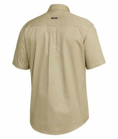 KingGee Mens Tradies Shirt S/S Lightweight Breathable Slim Fit Work K14355-Collins Clothing Co