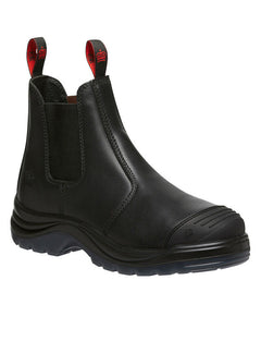 KingGee Mens Tradie Elastic Pull-Up Steel Toe Work Boots Memory Foam K25250-Collins Clothing Co