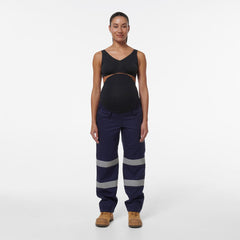 KingGee Womens 4Pack Safety WorkCool Maternity Reflective Bio Motion Pant K43007