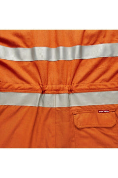 Mens Hard Yakka Protect Hi-Vis Safety Orange Tecgen Coverall Lightweight Y00100-Collins Clothing Co